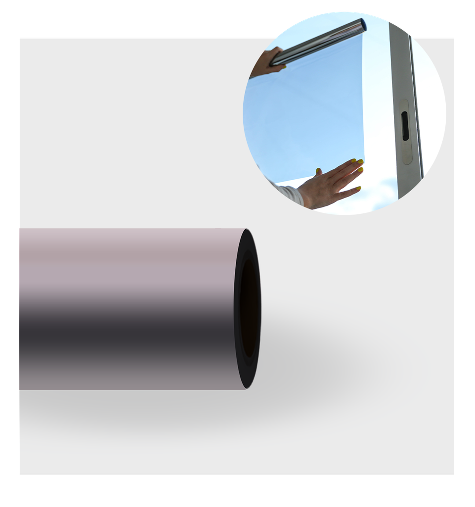 [T0102-D1M] External Reflective Film (60 inch, Dark Silver 20 SR)