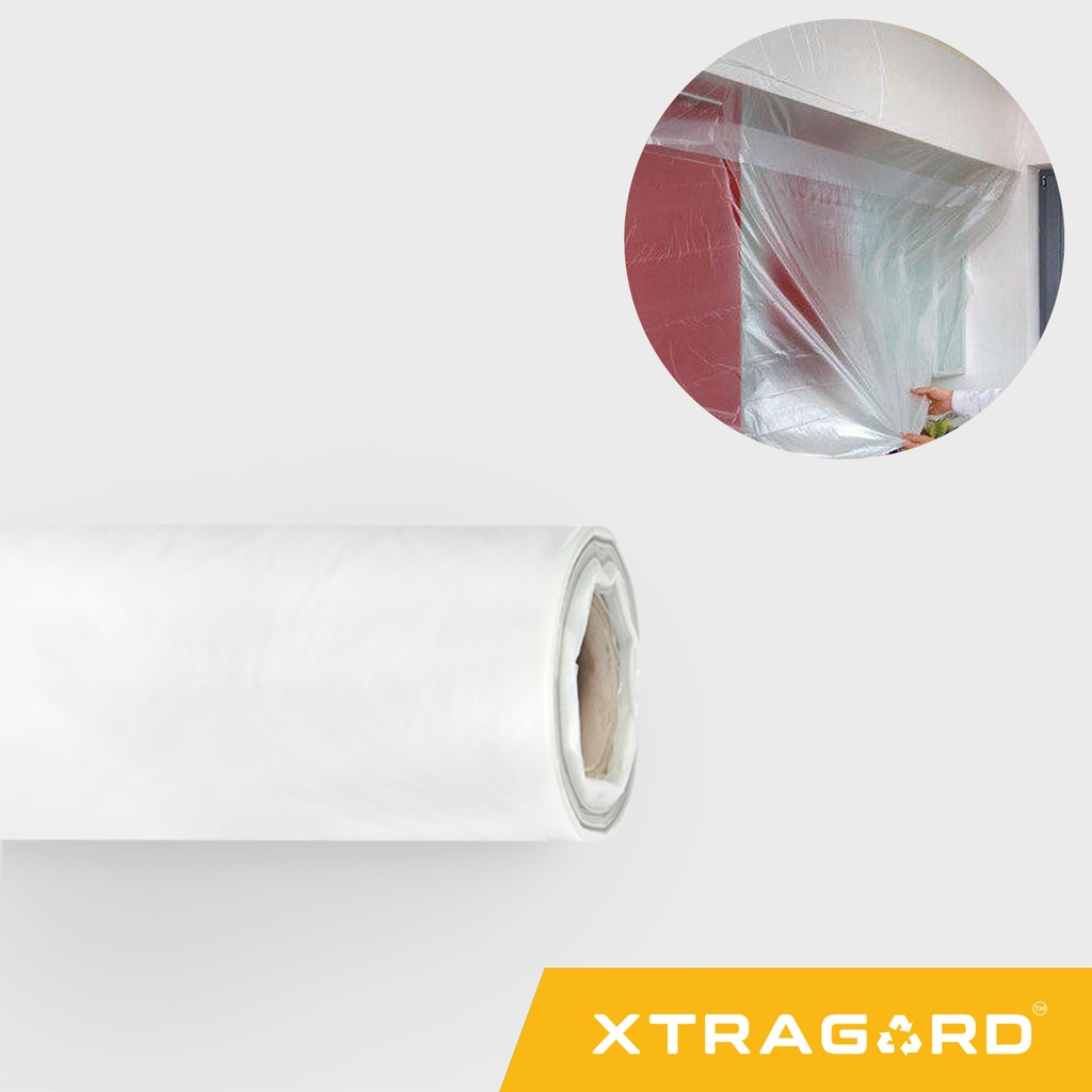 [X0102-A] Polythene Sheeting (Clear 4m x 25m 500gauge)