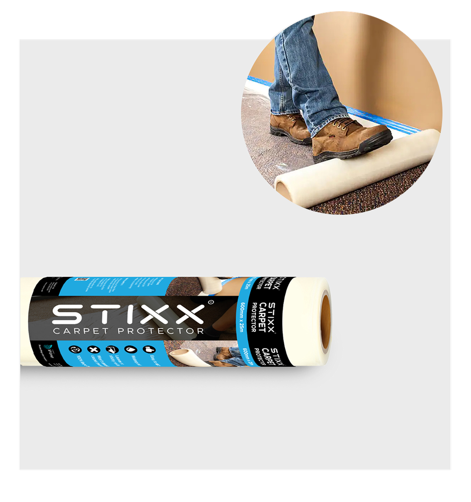 [F0107-C2B] STIXX Carpet Protector (600mm x 100m, Standard)