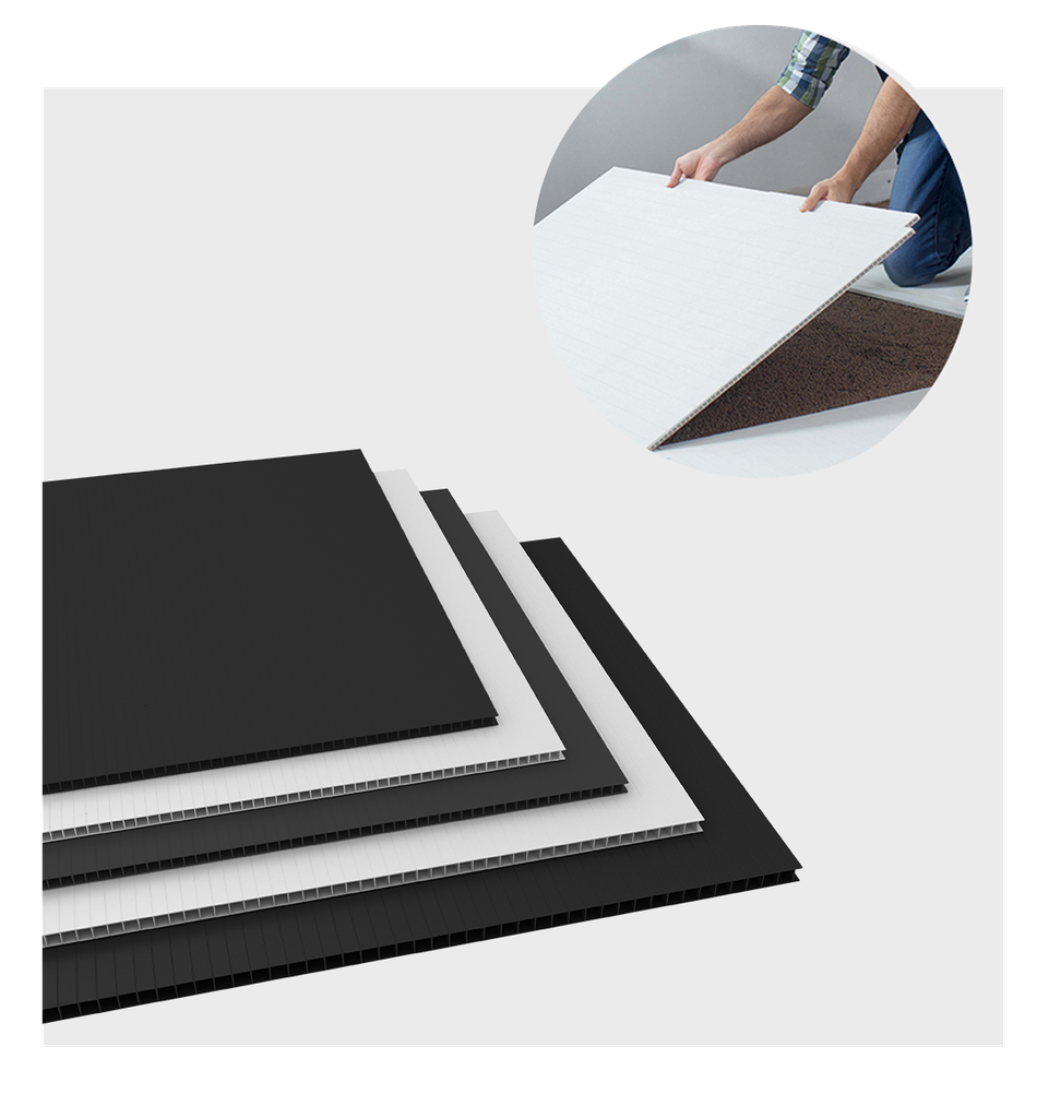[^F0101-2] Floorgard Corry Board Sheet (White, 2mm)