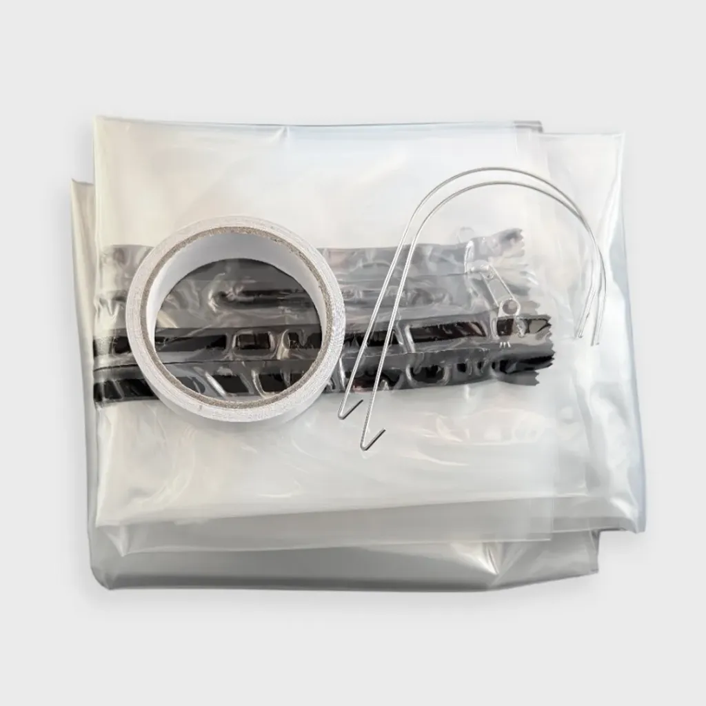 Dust-lock Zipper Door Frame Kit
