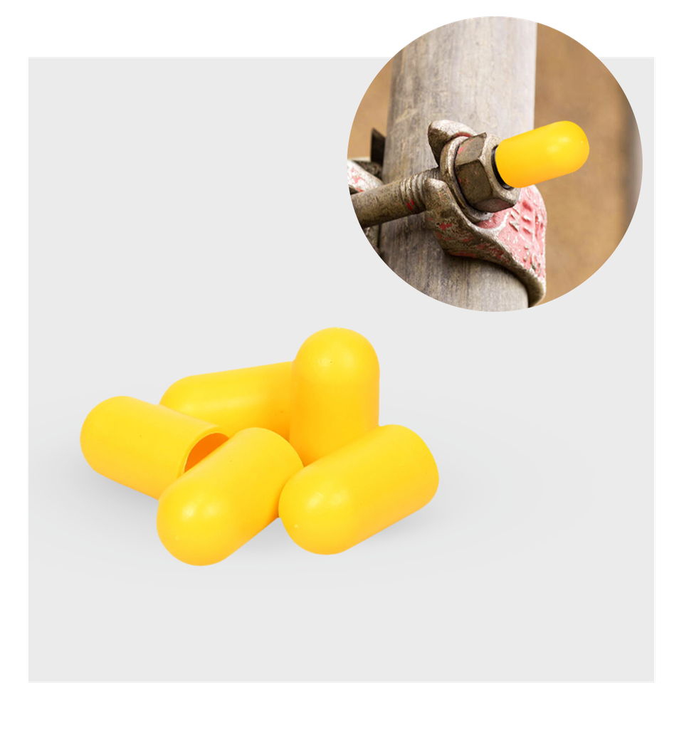 [S0113-C1] Fitting Caps (Stud Bolt Caps) (Yellow)