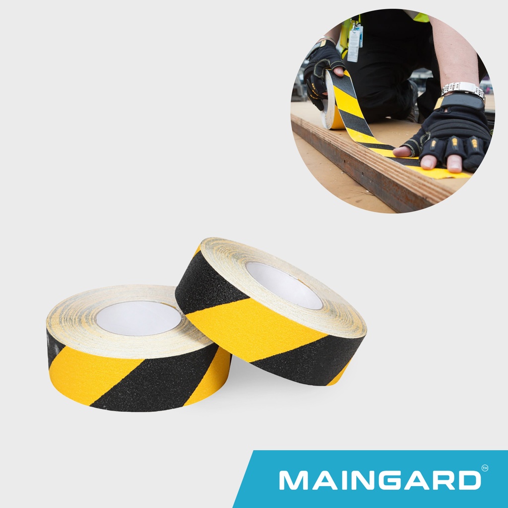 [SS0106-C] Anti-Slip Tape (50mm, Black/Yellow, 20m)