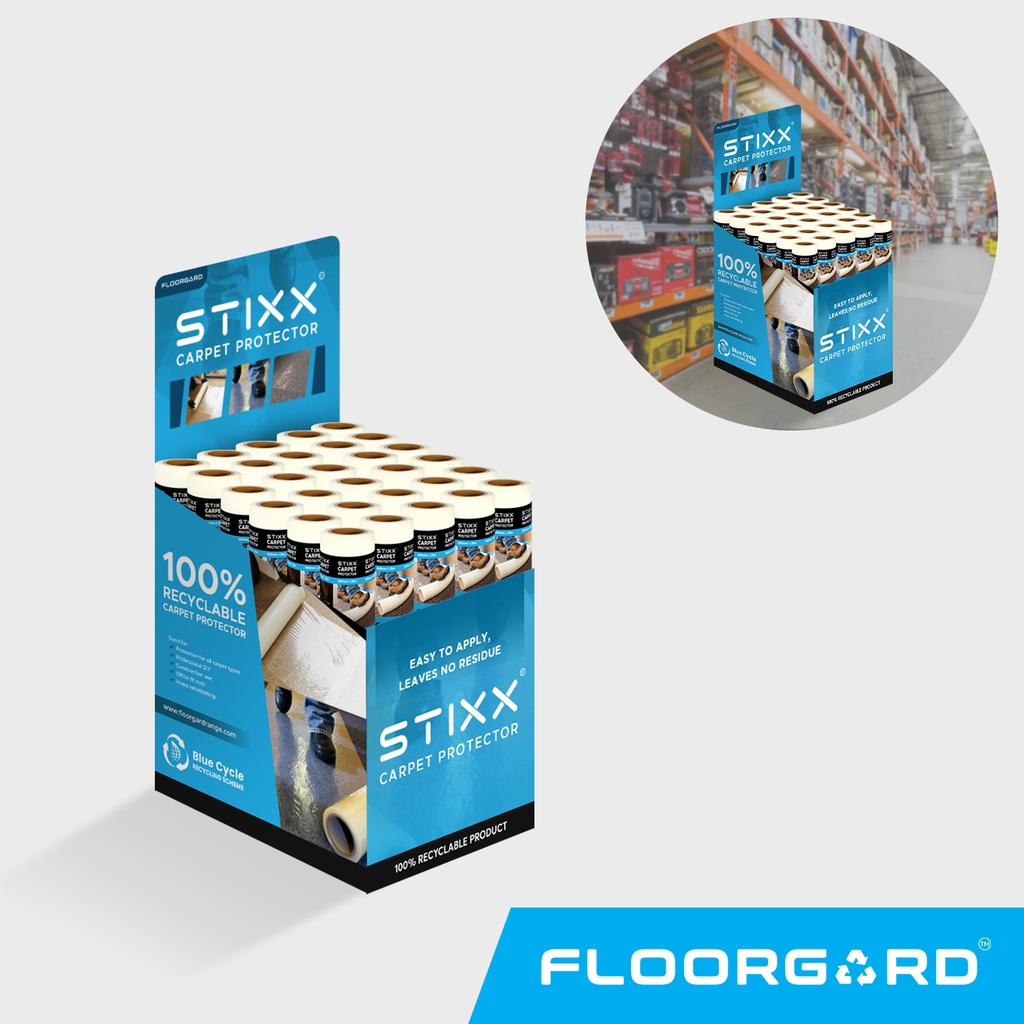 STIXX Carpet Protector Display Box