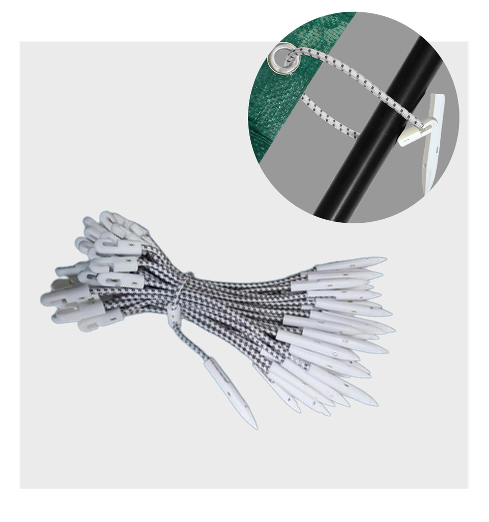 [S0102-W] Toggle Ties (100 pk) (White)