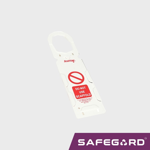 [S0114-A] Safegard Scaff-tag Inspection Record Insert