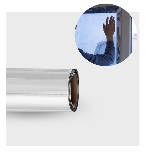 [T0103-A1M] Silver Internal Safety Film