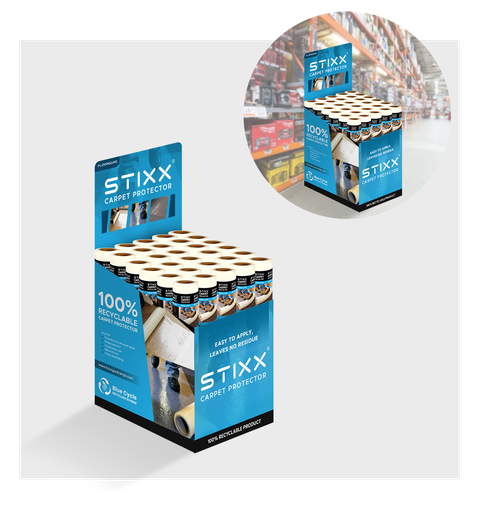 [F0107-C7DB] STIXX Carpet Protector Display Box